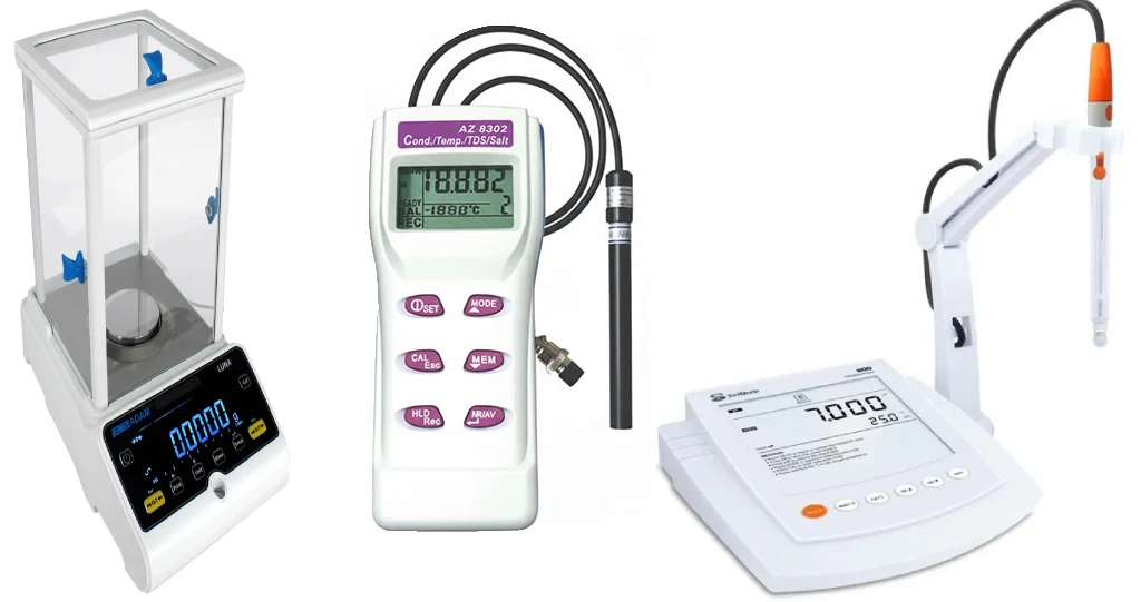 تجهیزات اندازهگیری پایه در آزمایشگاه های مواد غذایی
