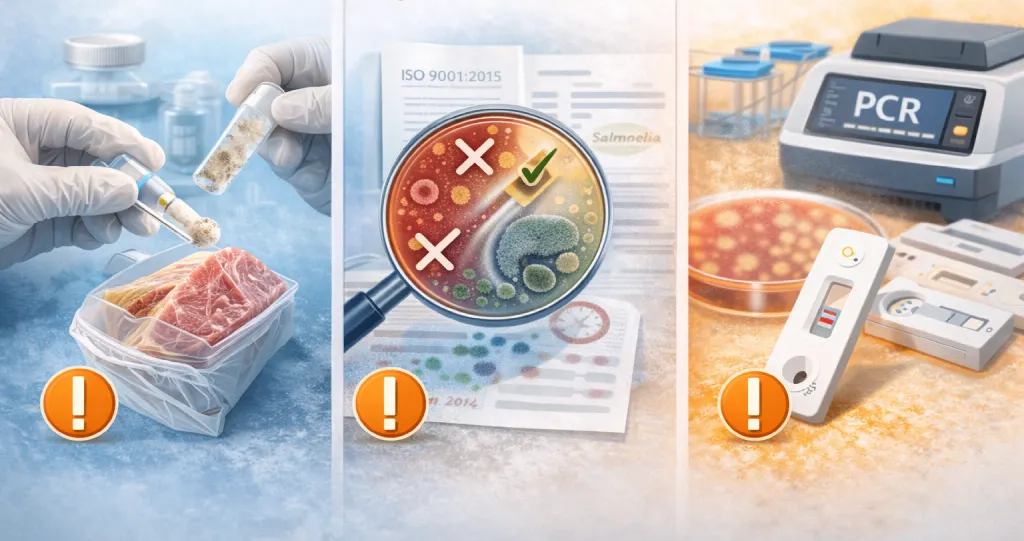 اشتباهات رایج در تستهای میکروبیولوژی مواد غذایی