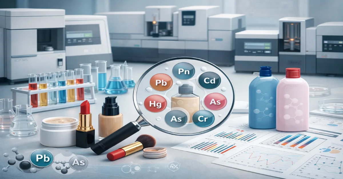 تفسیر نتایج آزمایش های فلزات سنگین آرایشی