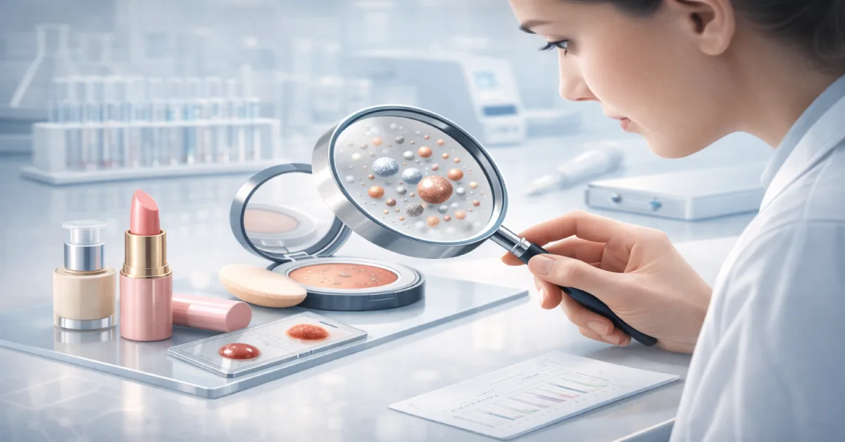 تحلیل اولیه فلزات سنگین آرایشی