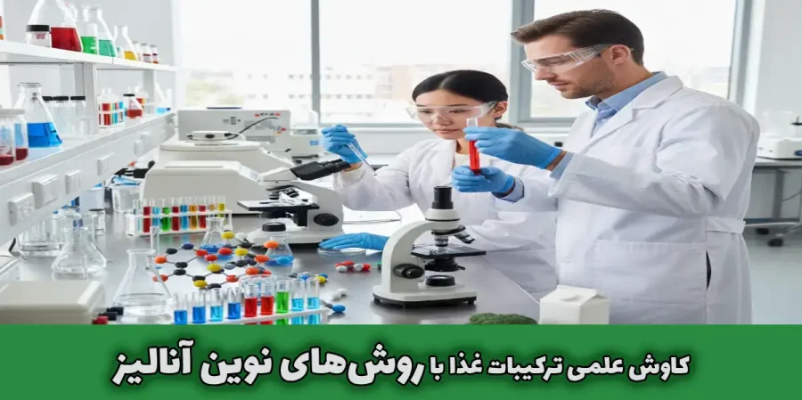 آزمایشگاه واقعی شیمی مواد غذایی با دانشمندان و تجهیزات پیشرفته برای آنالیز ترکیبات غذا