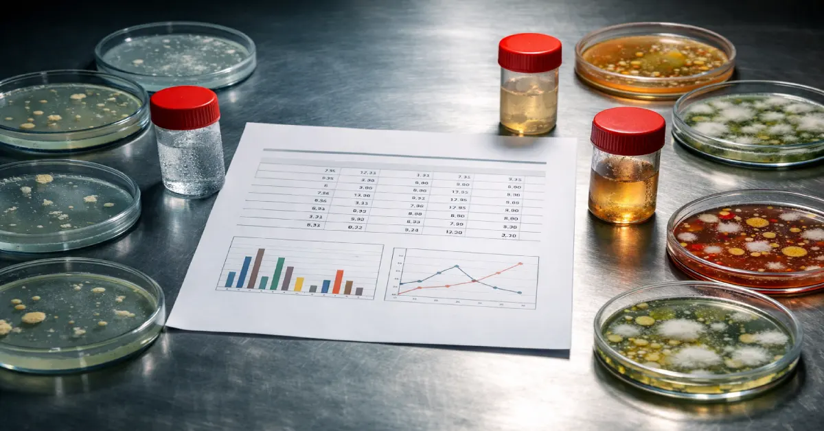 ایجاد عوامل اعتماد زا بر نتایج آزمایش میکروبیولوژی