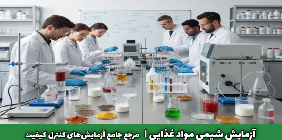 آزمایش شیمی مواد غذایی مرجع جامع آزمایشهای کنترل کیفیت