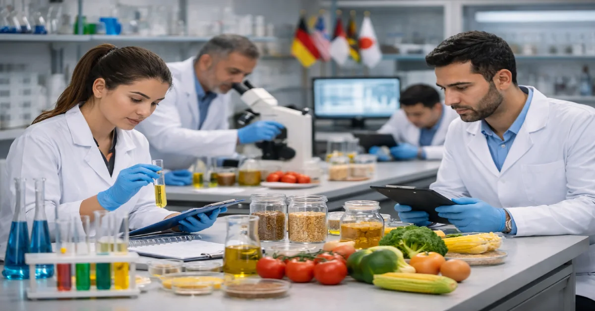 استانداردهای استاندارد جهانی در آنالیز شیمیایی مواد غذایی