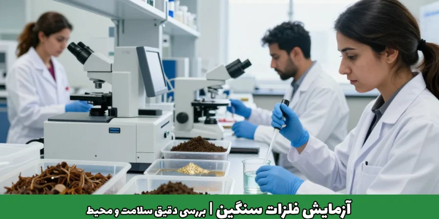 آزمایش فلزات سنگین بررسی دقیق سلامت و محیط