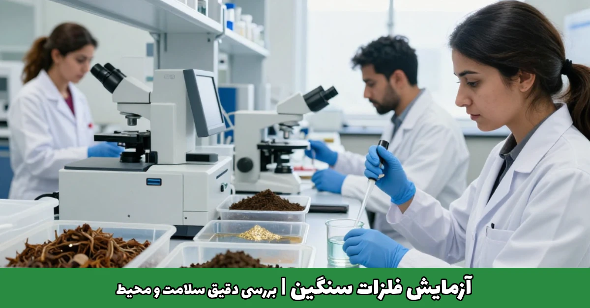 آزمایش فلزات سنگین بررسی دقیق سلامت و محیط