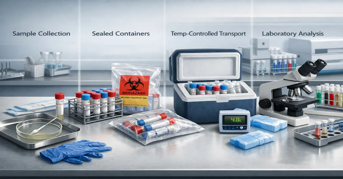 مراحل انجام آزمون های میکروبی در آزمایشگاه تخصصی