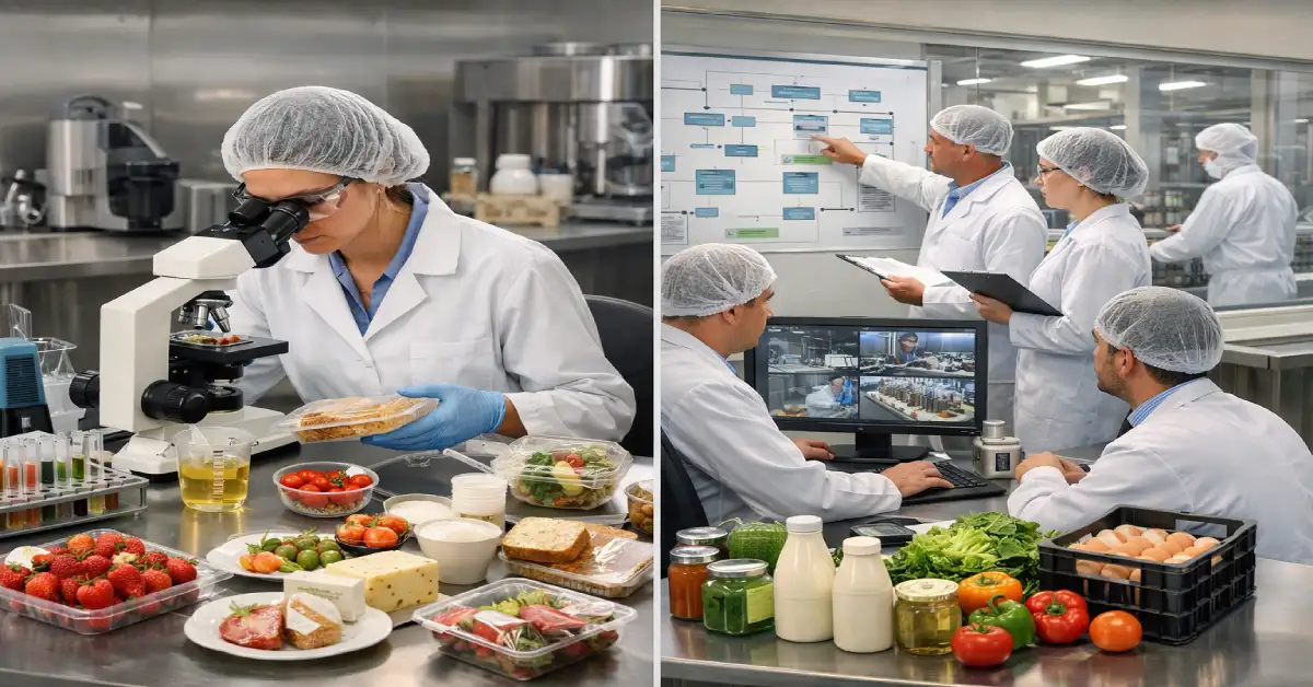 تفاوت کنترل کیفیت و تضمین کیفیت در فرآیند کنترل کیفیت مواد غذایی